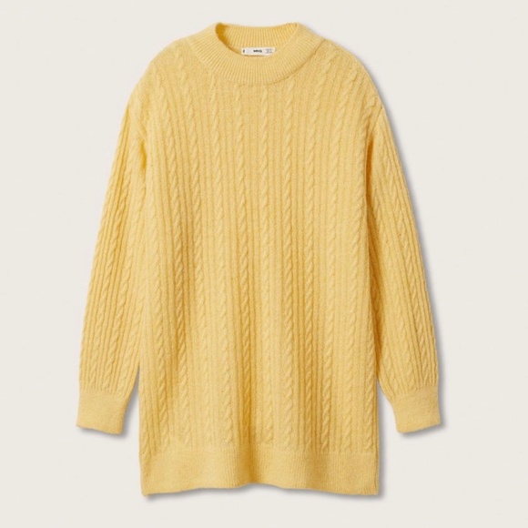 Wool Oversize Knit Sweater | Mango - Picture 3 of 4